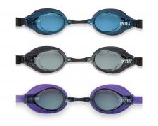 Очки для плавания "Ресинг" (10-14 лет, 2 цвета) 12 шт/упак 55691                    