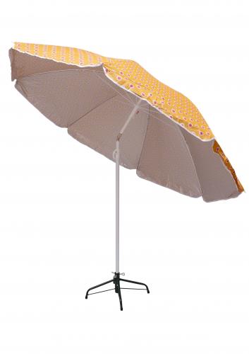Зонт пляжный фольгированный (200см) 6 расцветок 12шт/упак ZHU-200 (расцветка 5) - фото 1